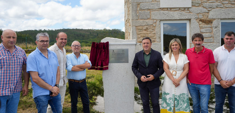 Inaugurada la ampliación de la carretera de Caxadas a Baíñas