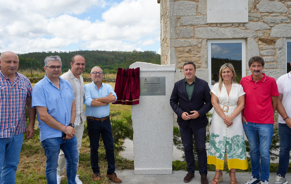 Inaugurada la ampliación de la carretera de Caxadas a Baíñas