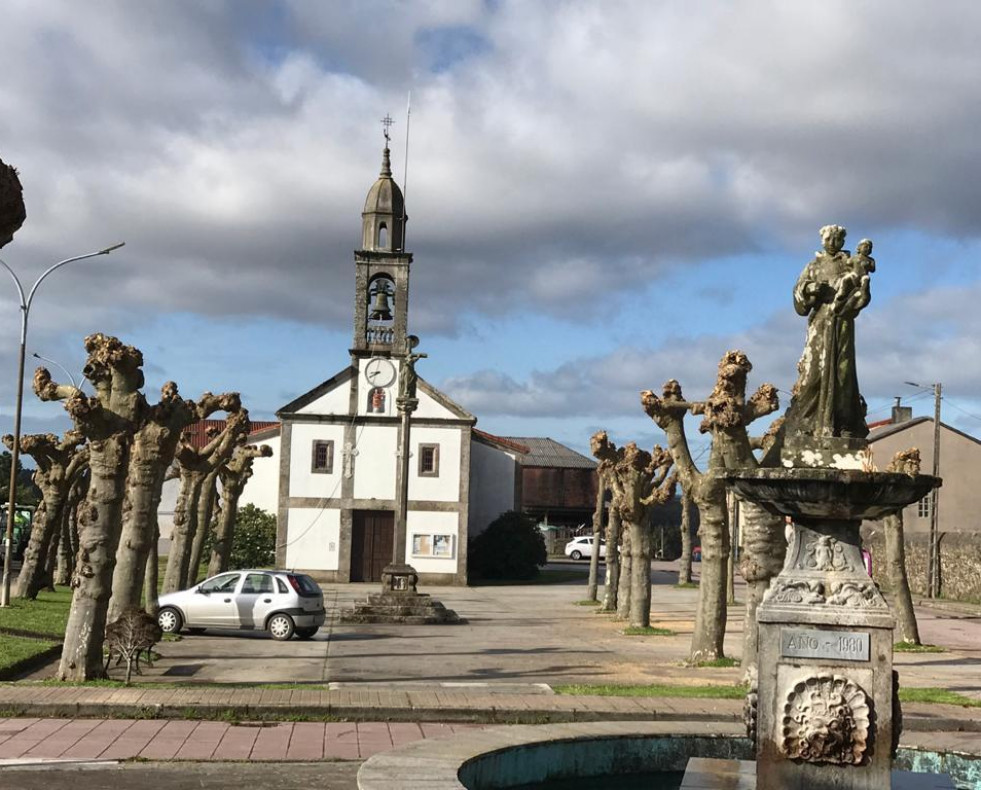 Plaza de San Antonio, en Agualada