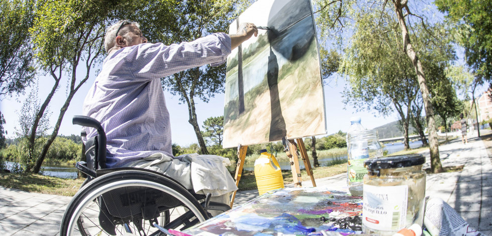 Ponteceso vuelve a ser un gran museo al aire libre con su certamen de pintura