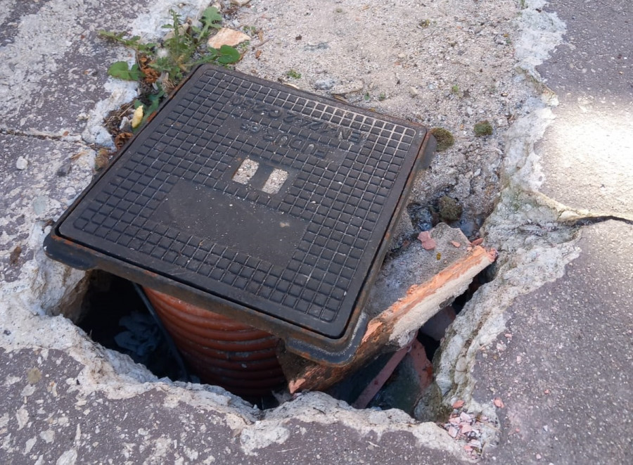 El BNG de Muxía denuncia el estado de una de las calles del municipio