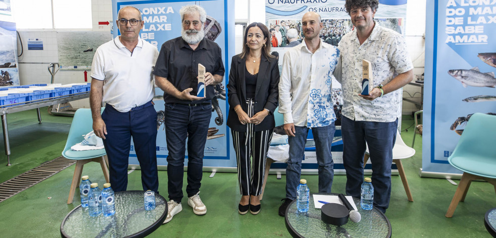 Carlos Blanco y Touriñán, embajadores de los pescados y mariscos de Laxe