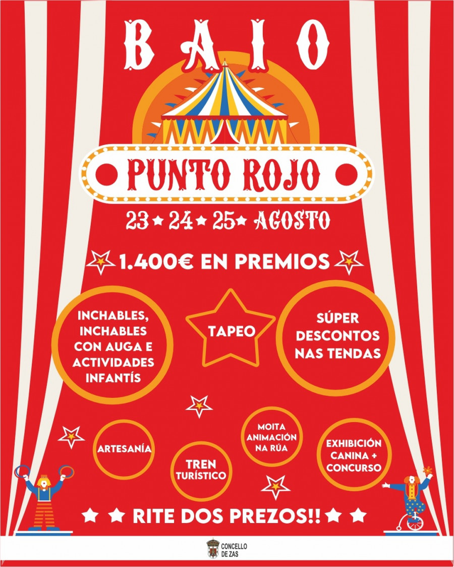 Baio presenta una nueva edición del "Punto Rojo", con 1.400 euros en premios y una jornada canina