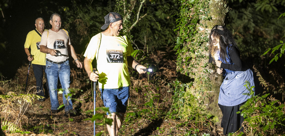 Manuel Pais y Mary Pombo se imponen en el V Trail Nocturno Cova do Lobo