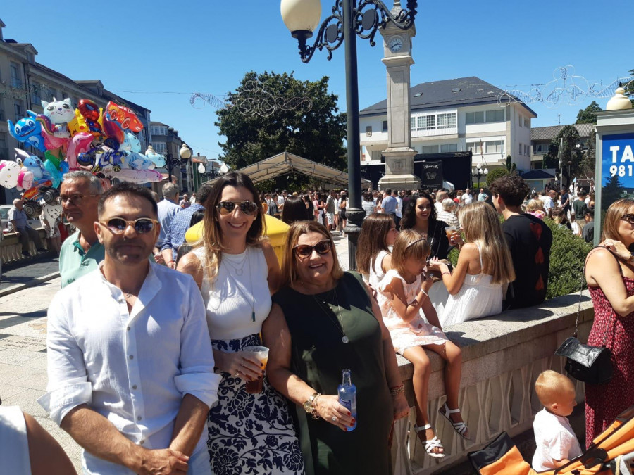 Una brasileña sorprende a su profesor durante las fiestas de A Laracha