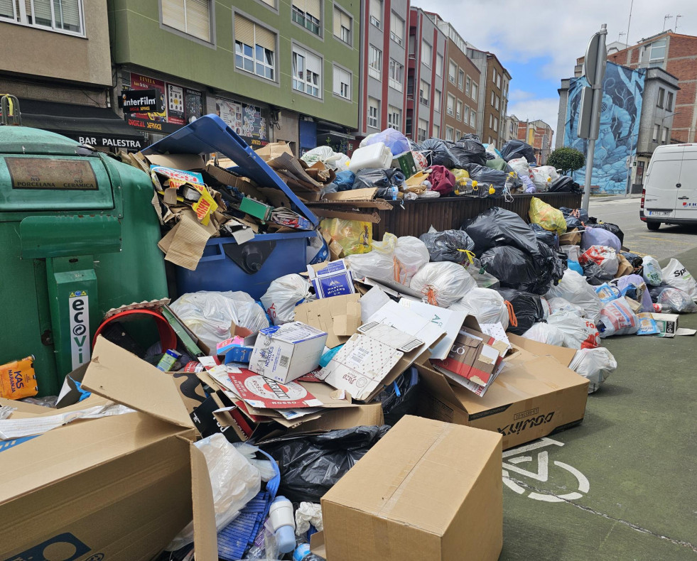 BASURA CARBALLO TERCERA HUELGA