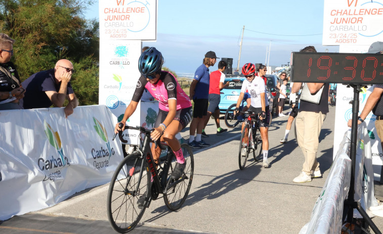 Promesas de ciclismo nacional compiten en Carballo