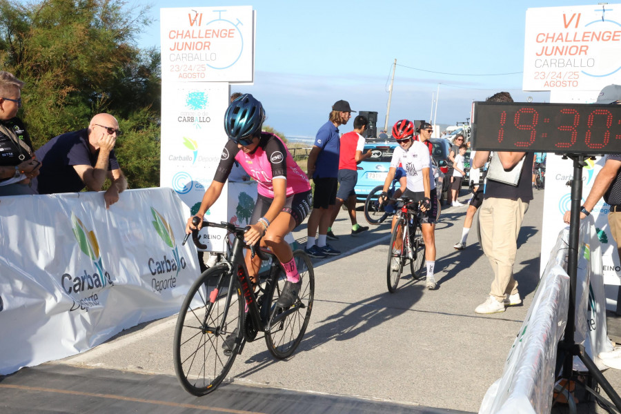 Promesas de ciclismo nacional compiten en Carballo