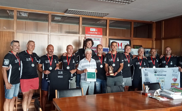 Los ciclistas de Camariñas siguen rumbo a Portugal