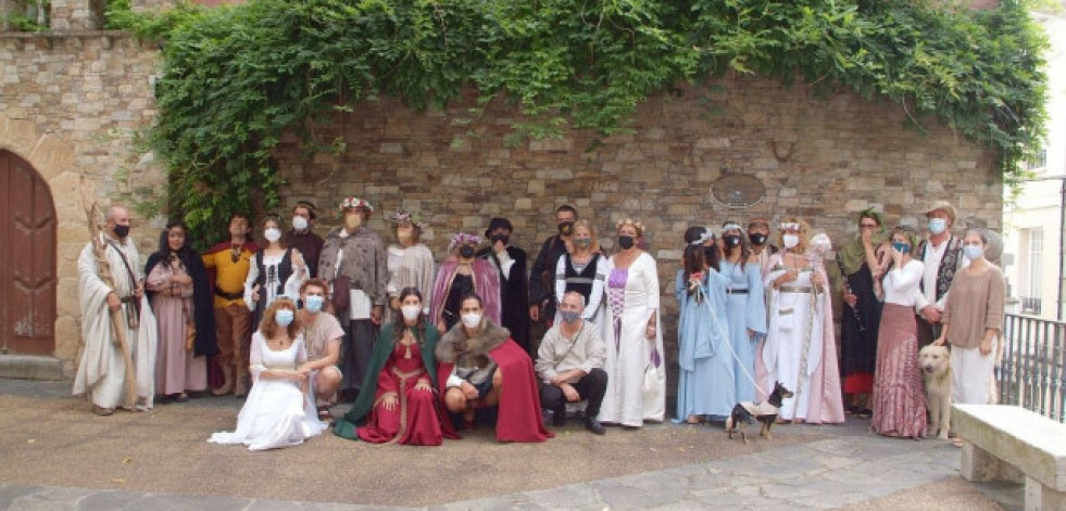 Cedeira acogió la celebración de las bodas celtas en la fiesta de Lugnasad