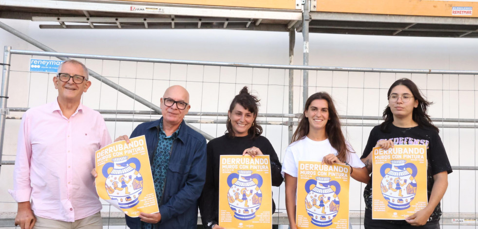 Murales con sello femenino en Carballo