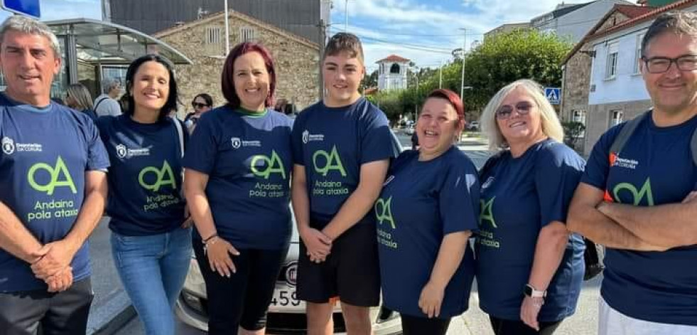 Andaina solidaria por la ataxia en Ponte do Porto