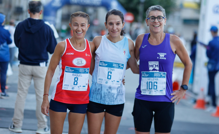 Rubén Insua y Tina Fernández se imponen en la 21ª Carreira Pedestre de Corcubión