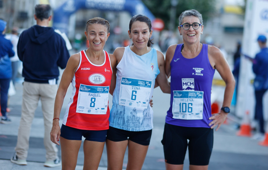 Rubén Insua y Tina Fernández se imponen en la 21ª Carreira Pedestre de Corcubión