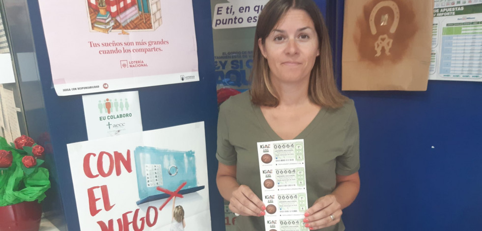 La Lotería Nacional deja 300.000 euros en Carballo con dos décimos del primer premio