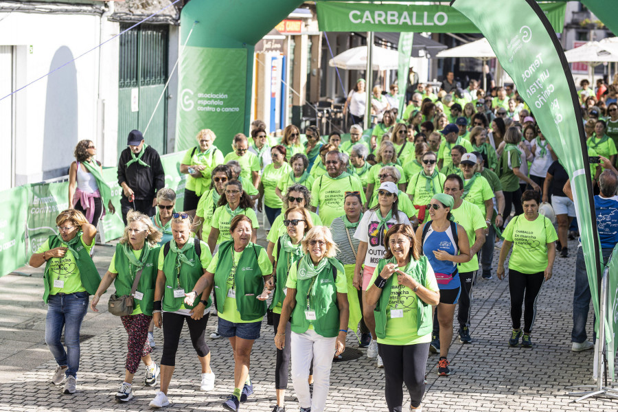 Comida contra el cáncer en A Laracha, Andaina en Carballo y Festival en Cabana