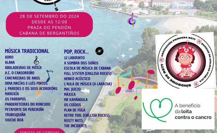 Música tradicional, pop y rock en el Festival Solidario de Cabana