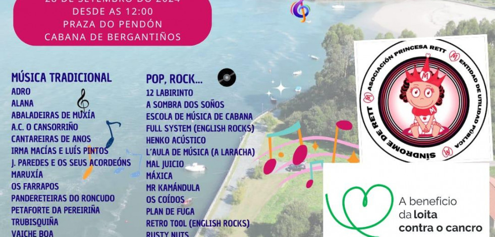 Música tradicional, pop y rock en el Festival Solidario de Cabana