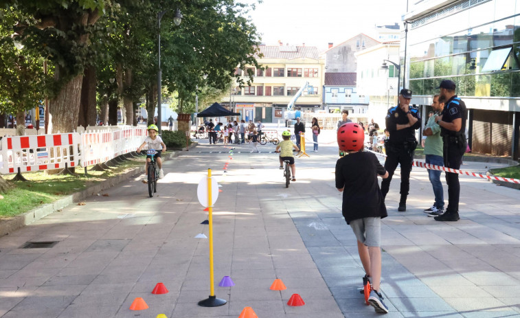 La Semana da Mobilidade oferta una andaina y un taller de seguridad vial