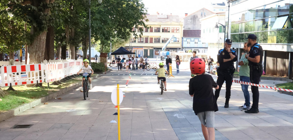 La Semana da Mobilidade oferta una andaina y un taller de seguridad vial