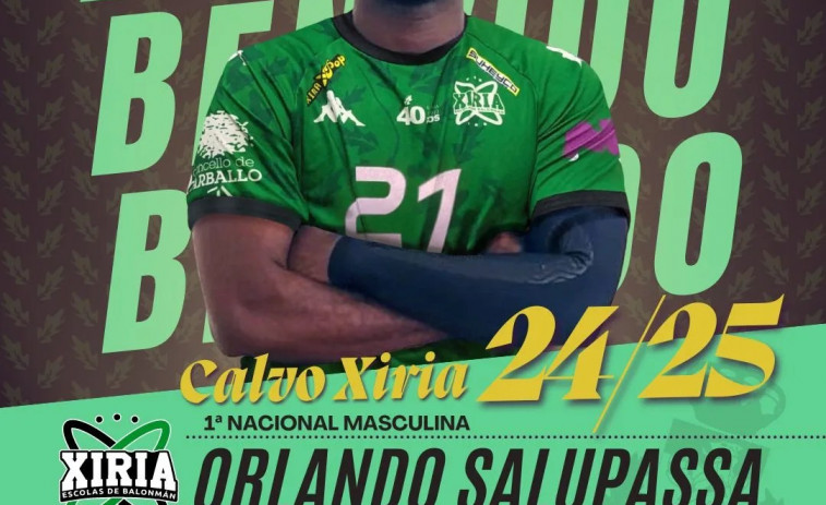 Orlando Salupassa, nuevo jugador del Calvo Xiria