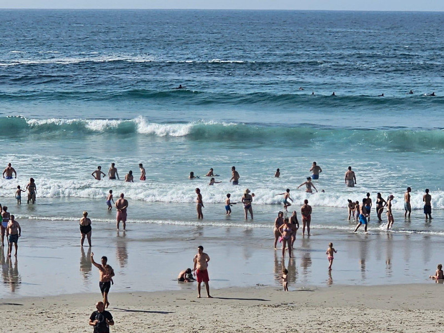 El servicio de socorrismo de la playa de  Caión atendió este verano un total de 124 incidencias