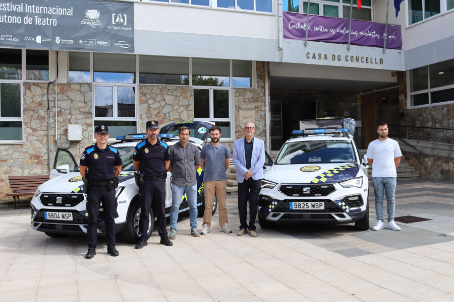 Carballo renueva los coches de renting de la Policía Local que incorporan nuevas prestaciones