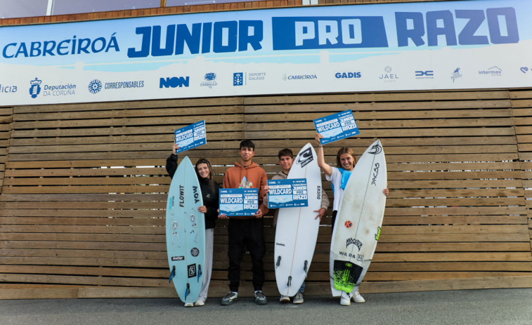 Los cuatro ganadores del Open Gallego logran el pase directo a la Cabreiroá Junior Pro Razo