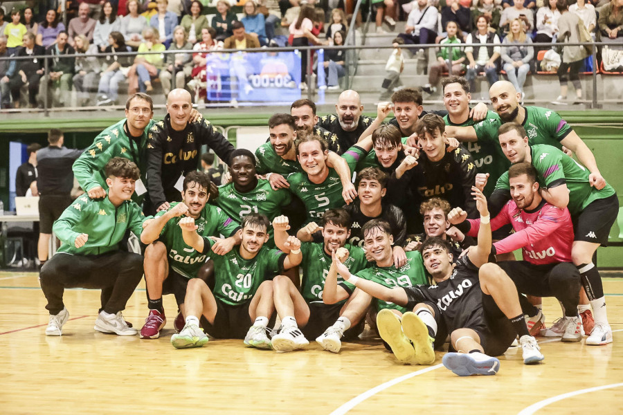 Buen partido de un Calvo Xiria que derrotó al Balonmano Lalín por 25-20