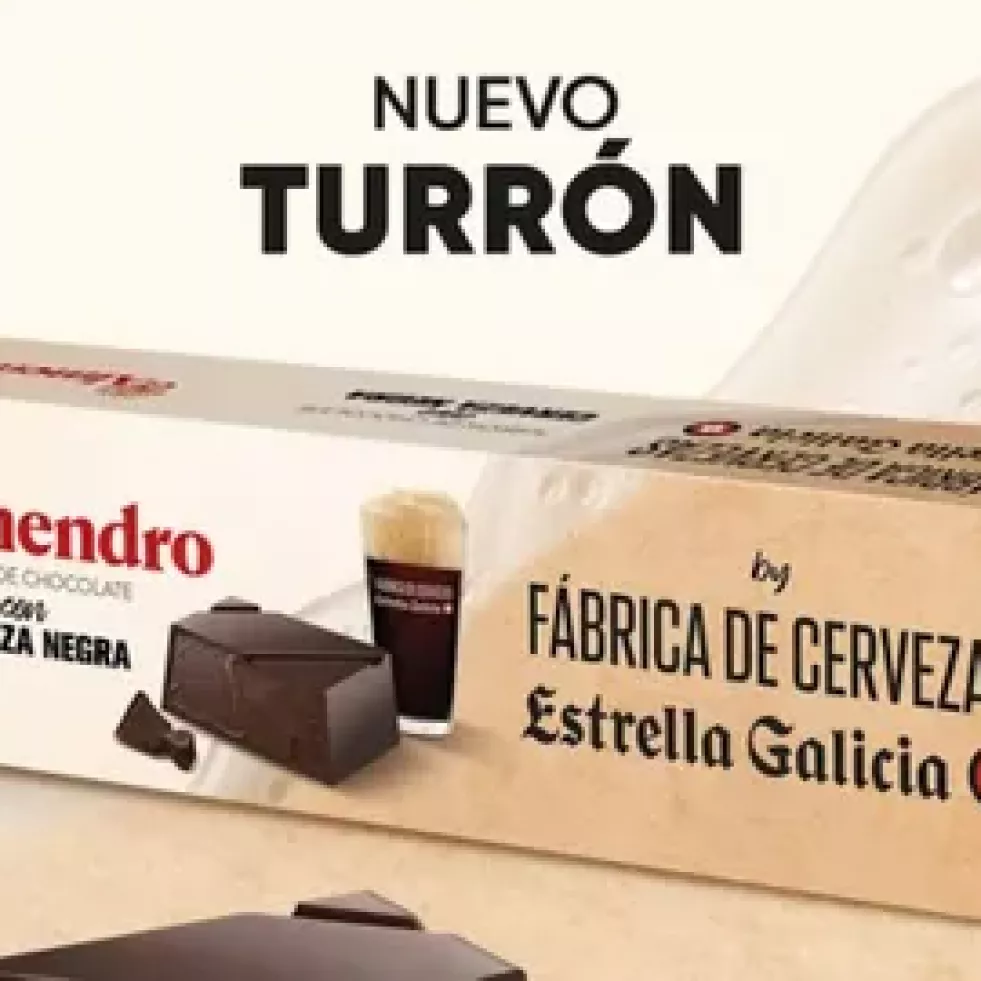 Estrella Galicia y El Almendro crean el turrón de cerveza