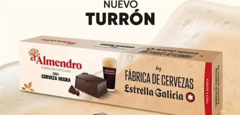 Estrella Galicia y El Almendro crean el turrón de cerveza