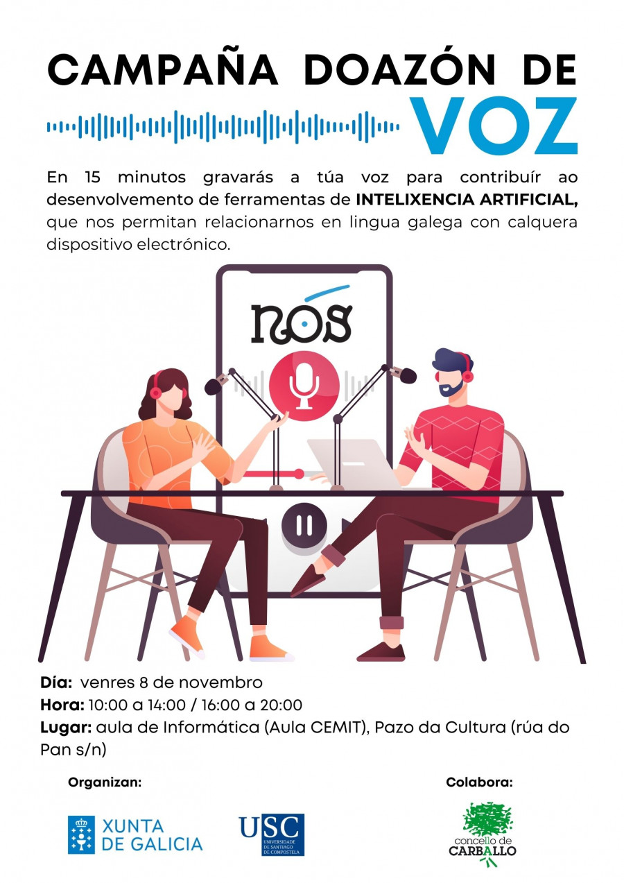 O Proxecto Nós recolle voces en lingua galega en Carballo, Santa Comba e Fisterra