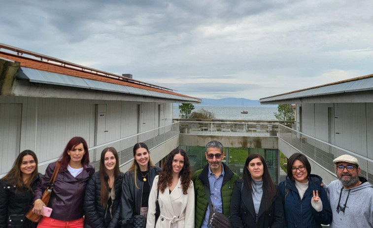 Alumnas del máster de Turismo, de visita por Fisterra