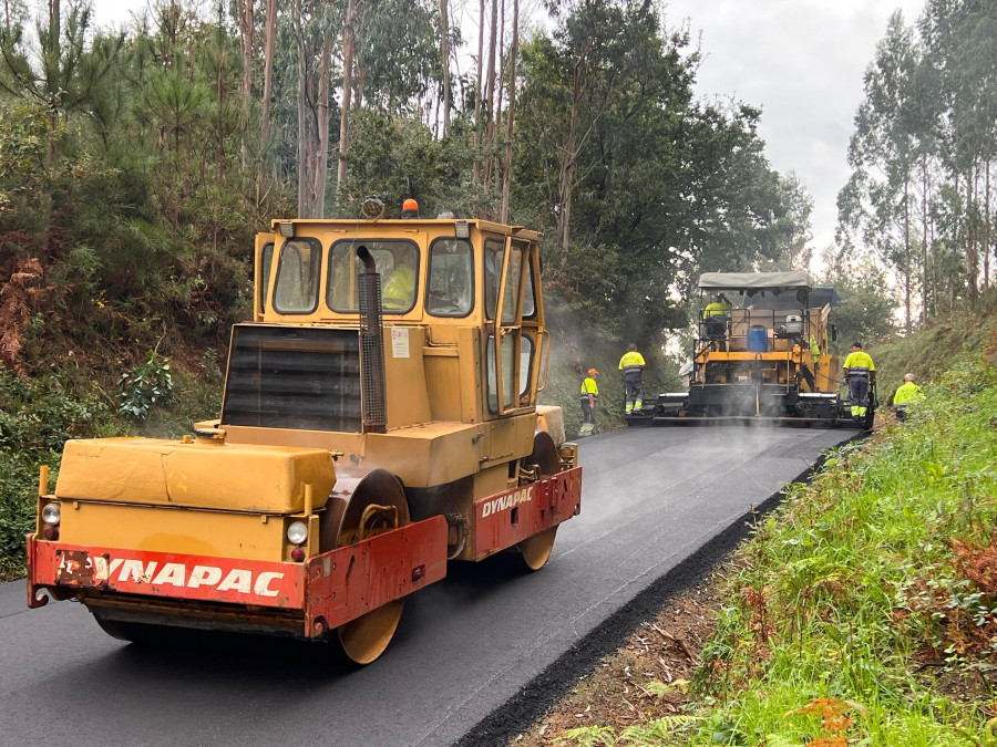 En marcha las obras de mejora de la carretera entre Vilarmaior y Condesuso