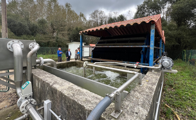 Coristanco invierte 150.000 euros en mejorar la depuradora de aguas residuales de Conles