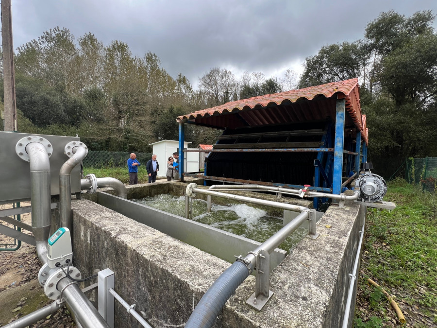 Coristanco invierte 150.000 euros en mejorar la depuradora de aguas residuales de Conles