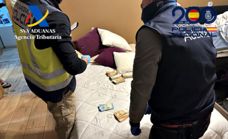 Varios detenidos en Carballo y 5,5 kilos de cocaína incautados en el último operativo contra el narcotráfico en Galicia