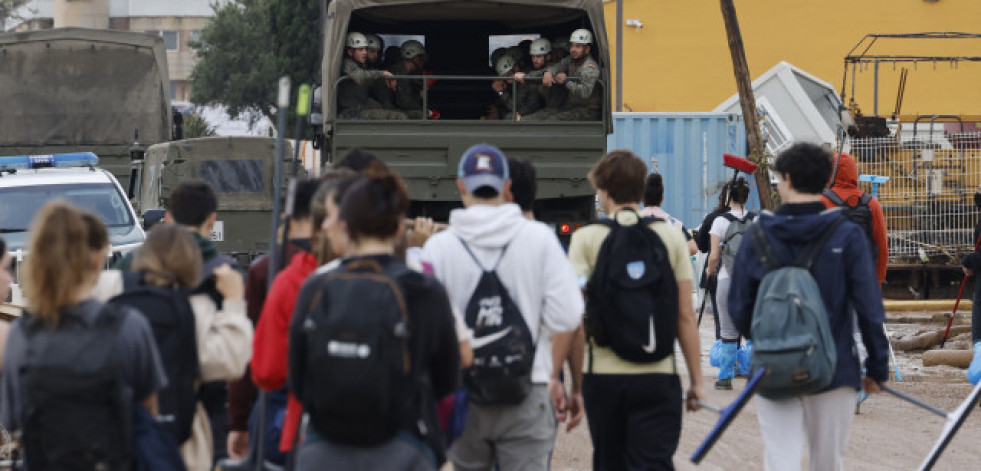 Un total de 7.500 militares trabajan durante esta jornada en Valencia