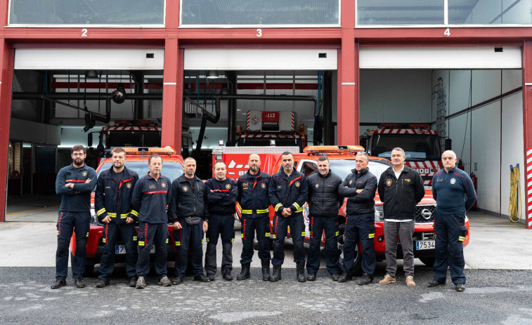 Los bomberos de Carballo se suman al dispositivo de ayuda en las zonas afectadas por la DANA