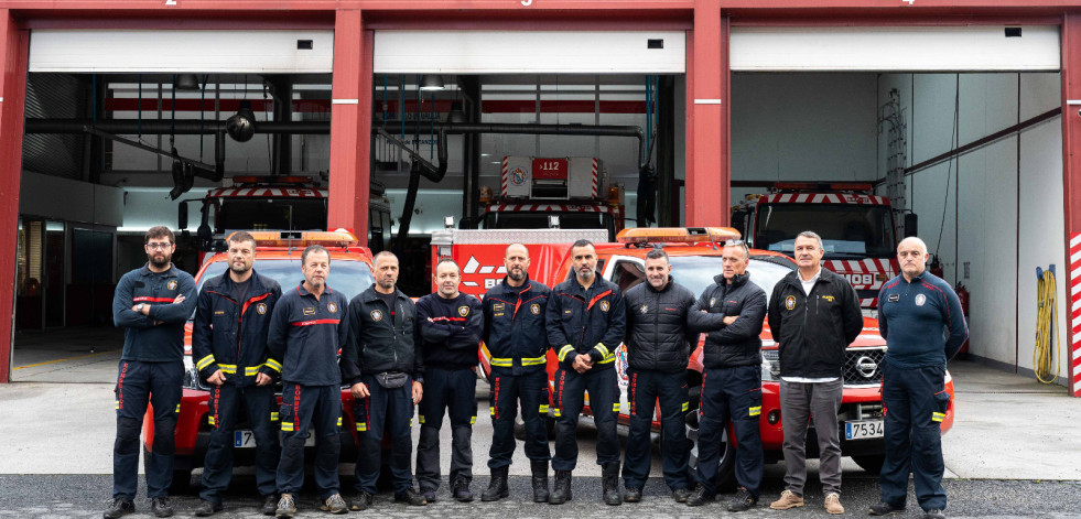 Los bomberos de Carballo se suman al dispositivo de ayuda en las zonas afectadas por la DANA