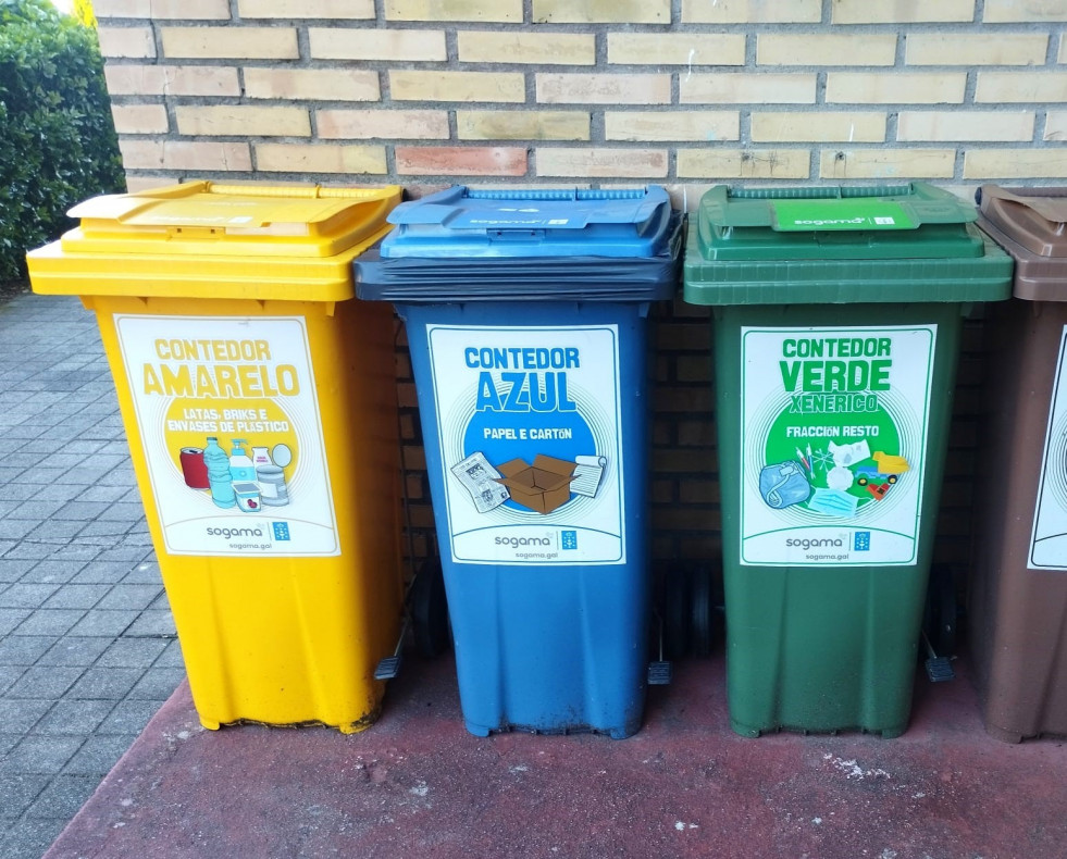 Isla reciclaje escolar tipo