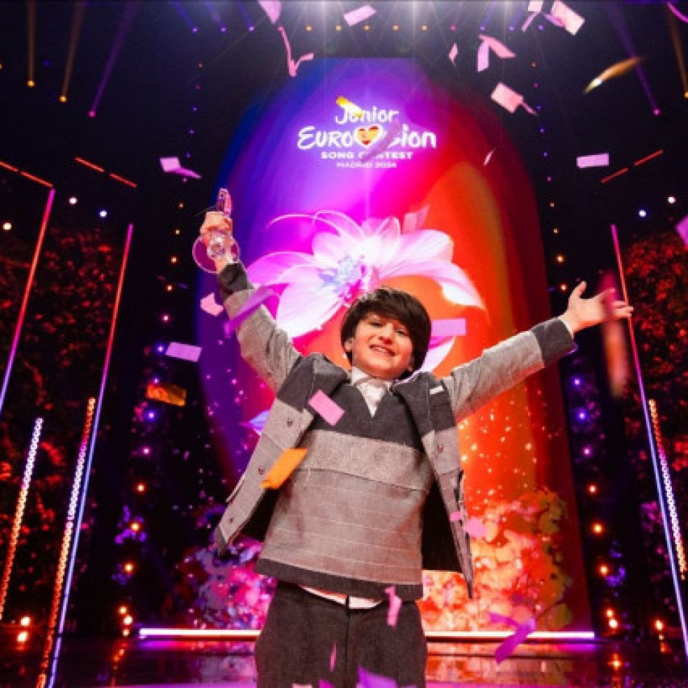 EuropaPress 6345320 andria putkaradze representante georgia ganador eurovision junior 2024 mostrado