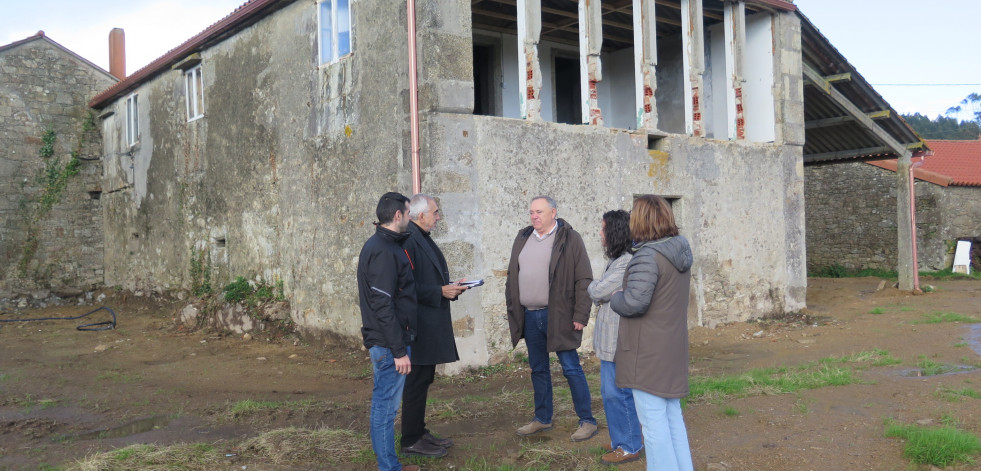 Los trabajos de reforma integral de la rectoral de Montemaior avanzan a buen ritmo