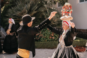 Bailando coa regueifa nunha voda