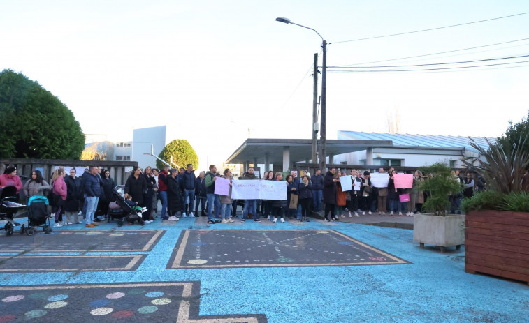 Las familias del CEIP Bergantiños alzan la voz contra los recortes