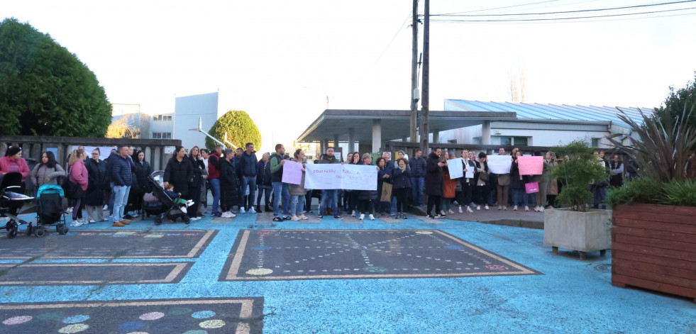 Las familias del CEIP Bergantiños alzan la voz contra los recortes