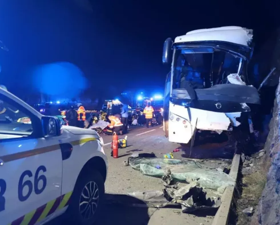 Accidente de autocar en el Pirineo