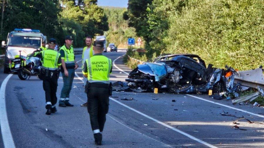 La AC-552 es la carretera de la provincia de A Coruña que registra mayor siniestralidad