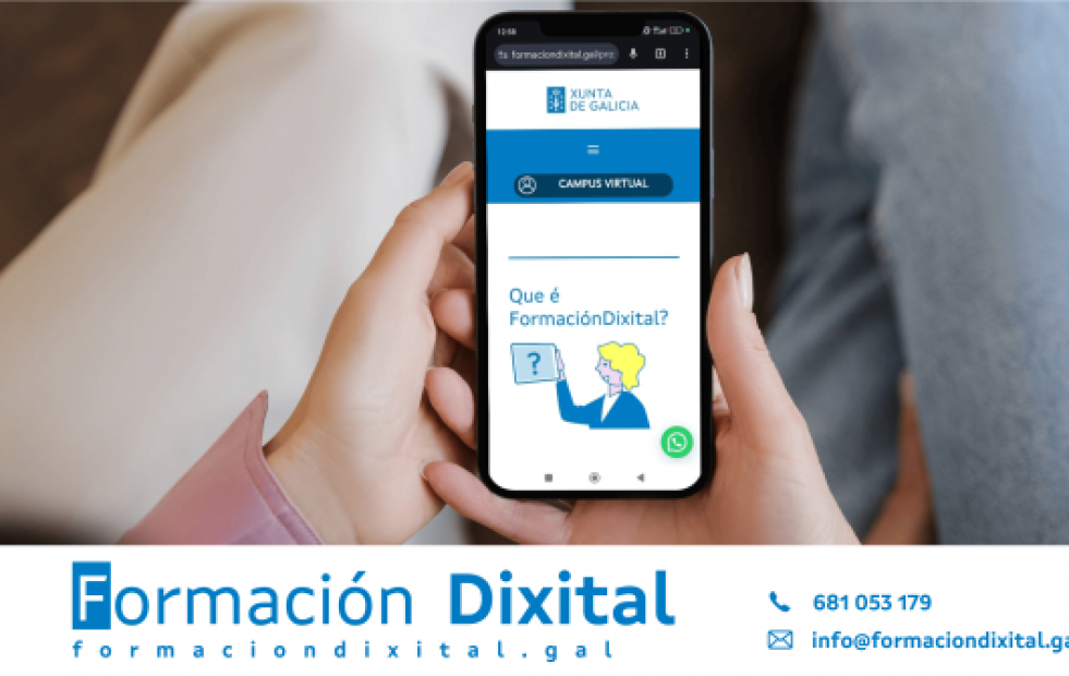 Formación Dixital: más de 1.000 personas ya participan en el programa gratuito de capacitación digital de la Xunta