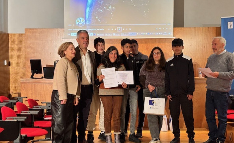 El colegio de Laxe, premiado en un certamen de innovación científica en gallego